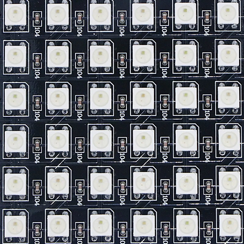 SZYOUMY DC5V 8x 8/16x1 6/32x8 WS2812B светодиодный пиксель 2812 IC Индивидуально адресуемый