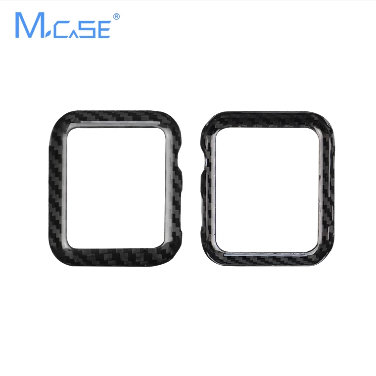Роскошный чехол из настоящего углеродного волокна для Apple Watch Series 2 42 мм