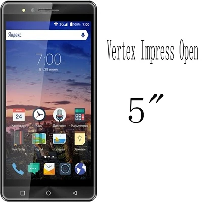 Протектор экрана телефона для Vertex Impress Tor открытый Novo телефон Закаленное стекло Защитная пленка для смартфонов Защитная крышка экрана - Цвет: Impress  Open