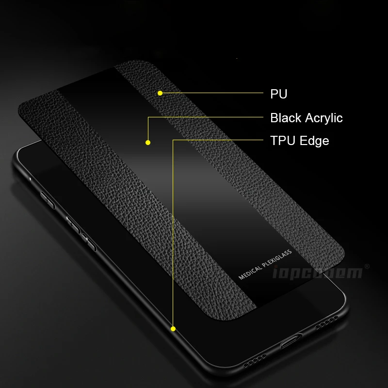 Роскошный винтажный противоударный чехол для Xiaomi Mi 9 кожаный защитный на заднюю