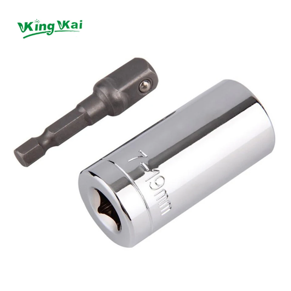 Универсальный набор головок с гаечным ключом 7-19 9-27 11-32mmPower Drill трещотка втулка