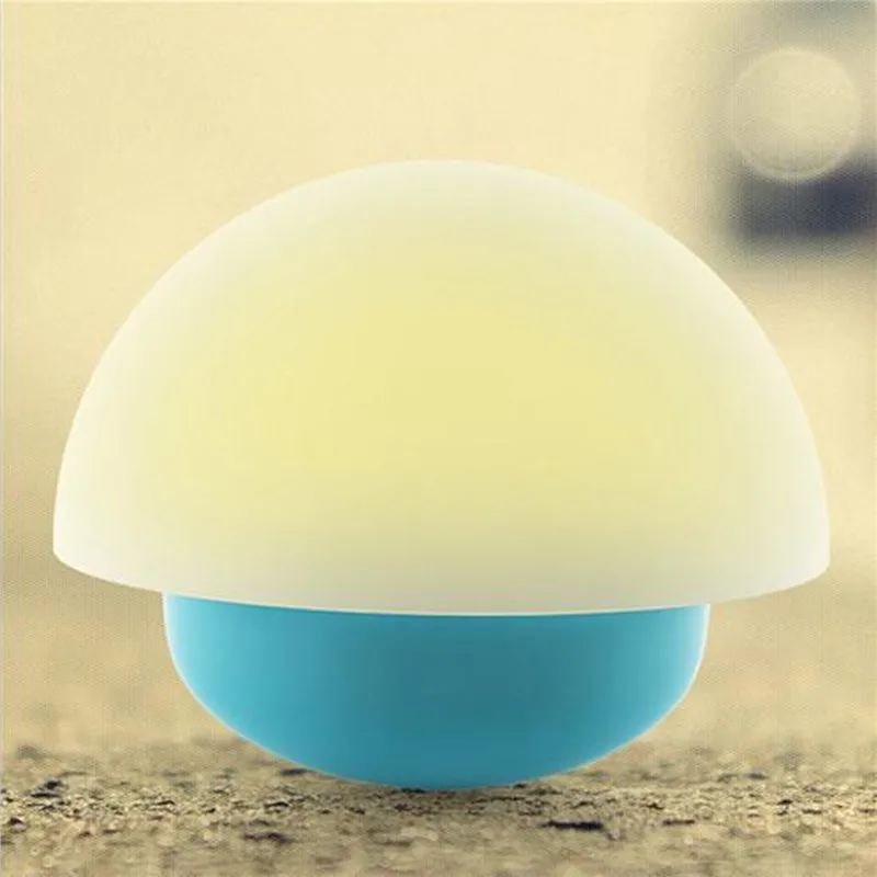 HZFCEW Smart LED Night Light Touch Sensor Dimmable Lamp Tumbler Mushroom USB -Blue FR099 | Лампы и освещение