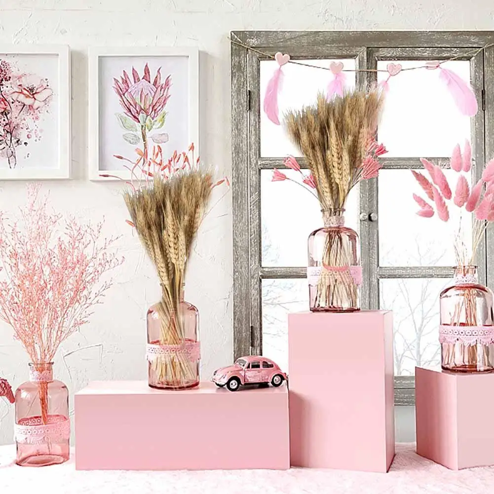 100 шт большие пшеничные сушеные цветы садовые растения натуральные первичные