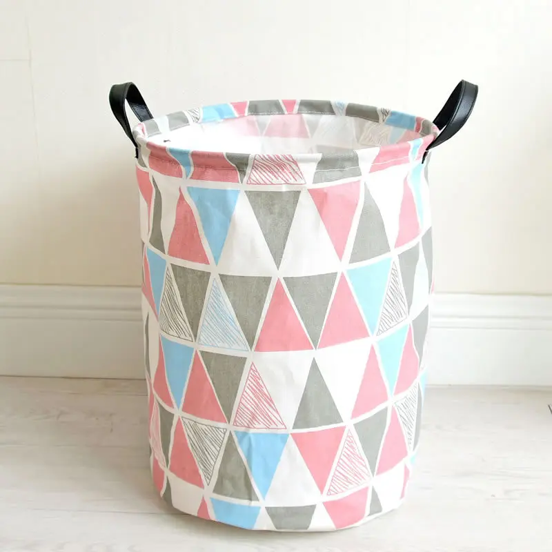 2017 Горячие ретро геометрический узор корзина для хранения складной