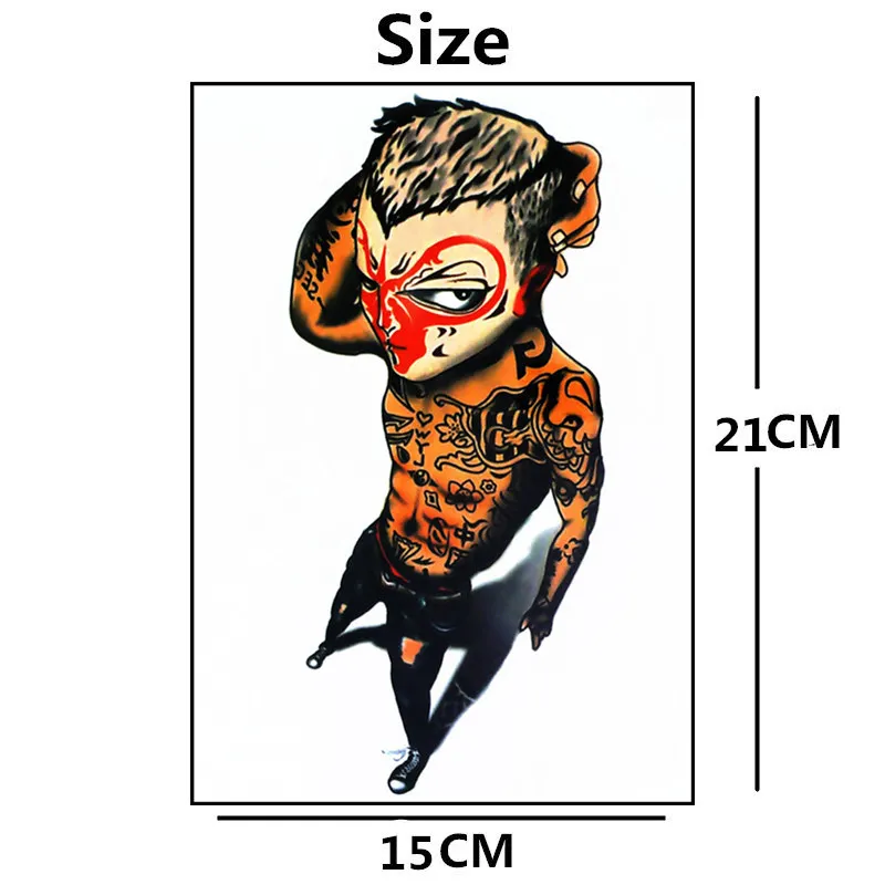 FGHGF геометрические мужские креативные Татуировки женские одноразовые