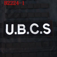 embroidery patch umbrella corporation u b c s big back of the body b2224