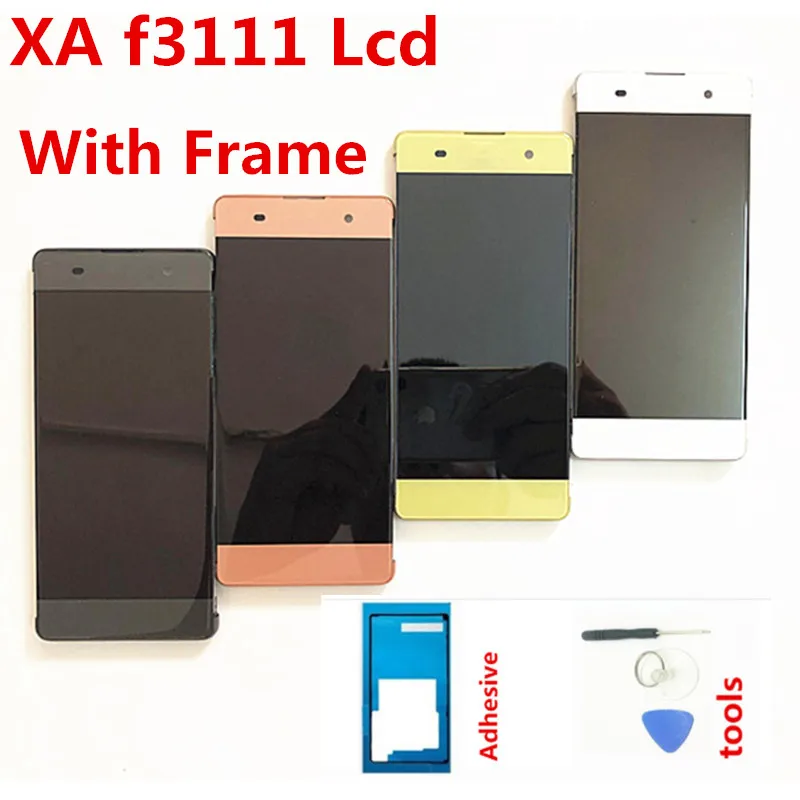 Сенсорный ЖК дисплей для SONY Xperia XA сменная рамка с дигитайзером в сборе sony xa F3111 F3112