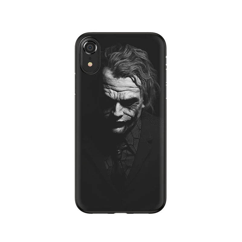 B6 Хит Ledger Джокер мягкий силиконовый телефон чехол для iPhone 5 5S SE 6 6s 7 8 Plus X XR XS 11 Pro Max - Цвет: B6