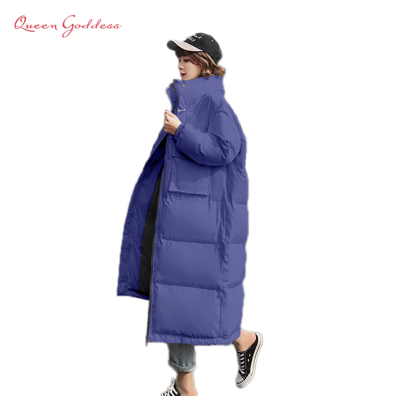 Весенний дизайн для молодых девушек облегающее пальто длинный пуховик