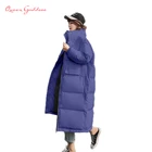 Весенний дизайн для молодых девушек, облегающее пальто, длинный пуховик, повседневный стиль, большой размер, воротник-стойка, Высококачественная брендовая коллекция, теплая