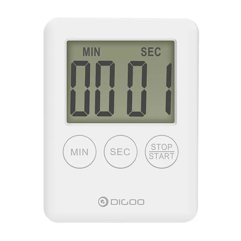 Digoo DG-TK30 Мини ЖК-дисплей Электрический цифровой кухонный таймер Громкая сигнализация с магнитной подложкой таймер обратного отсчета для приготовления выпечки