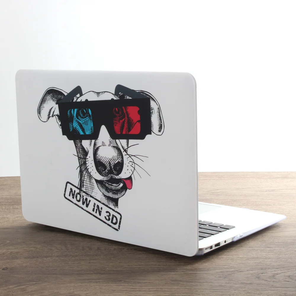 DNS 03 Чехол для ноутбука с животным принтом для MacBook Air Pro retina 11 12 13 15 дюймов с сенсорной панелью+ чехол для клавиатуры - Цвет: DNS 03
