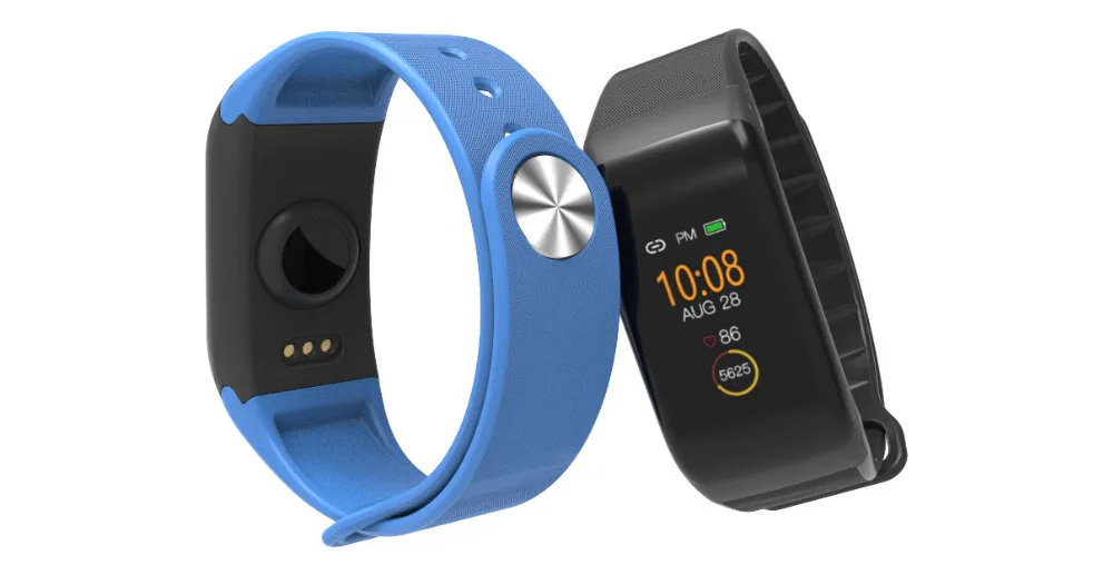 Смарт браслет OLOEY F1P фитнес с пульсометром гибкий для Android iOS смартфона PK mi Band