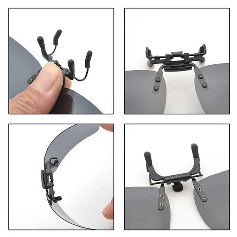 2019 унисекс поляризованные солнцезащитные очки близорукие линзы для езды анти-UVA