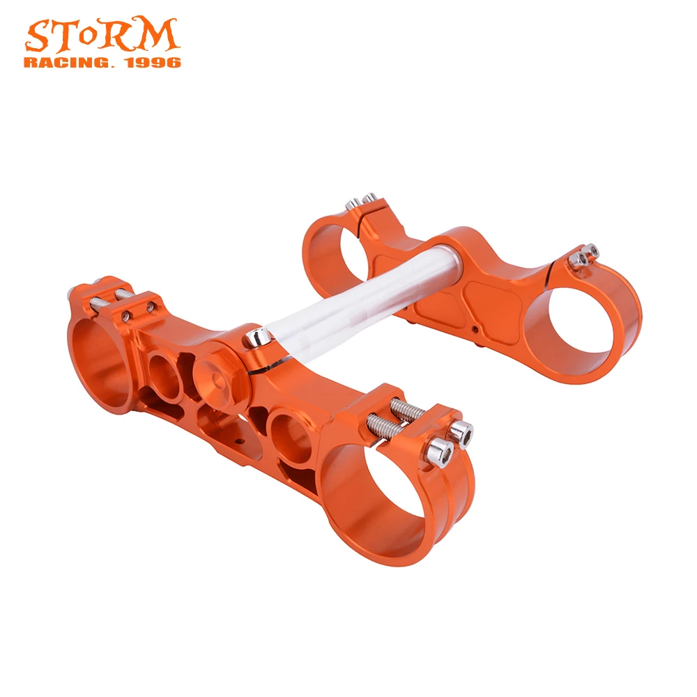 Motorbike Triple Tree Clamp Steering Stem With Bar Mount For KTM SX SXF XCF XCW XCFW EXC EXCF 125 150 250 350 450 525 530 03-12 |
