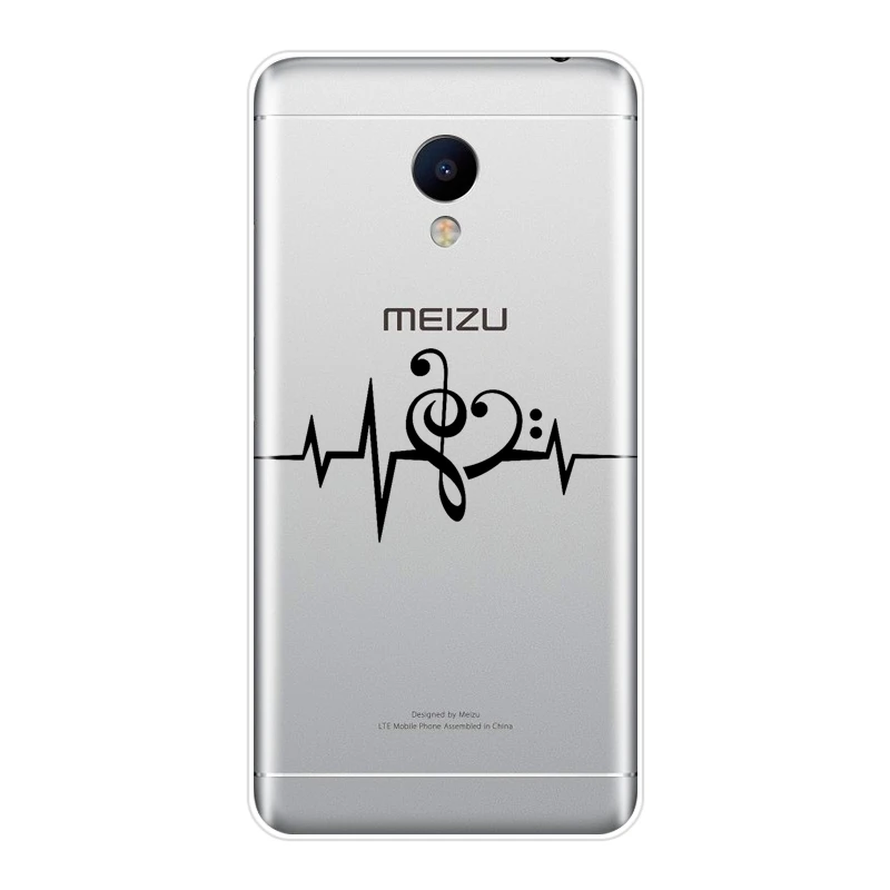 Чехол для телефона Meizu M6 M5 M3 M2 Примечание Мягкий силиконовый чехол в виде