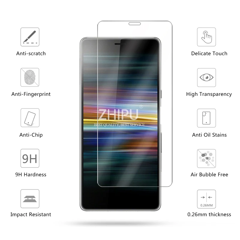 2 шт закаленное стекло для sony Xperia L3 протектор экрана 2.5D 9H 5 7 защитная