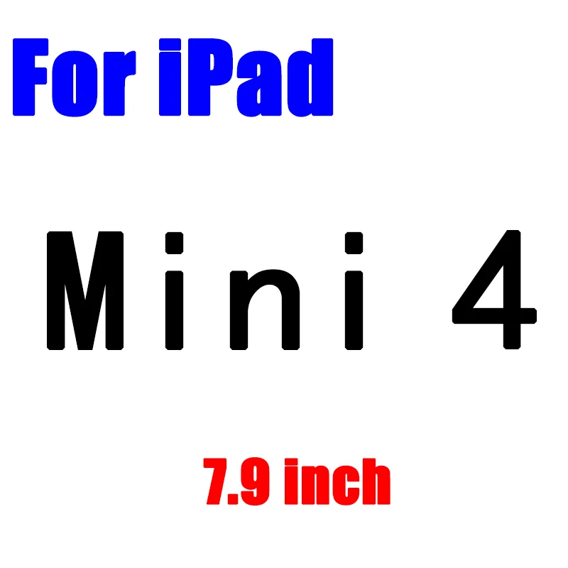 For ipad mini 4 Защитная пленка для экрана для Apple ipad 2 3 4 ipad 2 ipad 3 ipad 4 9," для ipad 5 6, закаленное стекло для ipad mini 4, Защитная пленка для планшета - Цвет: For ipad mini 4