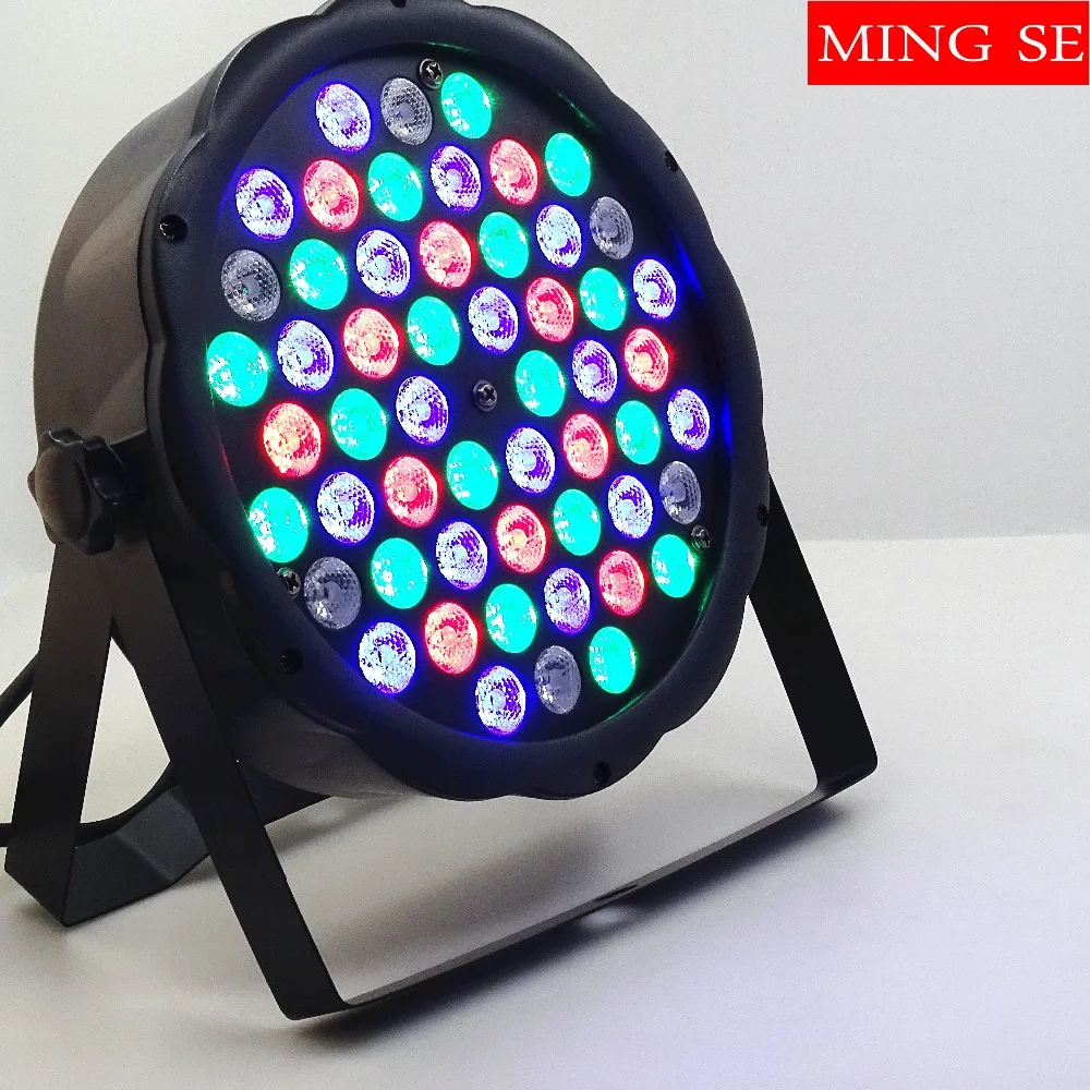 Пульт дистанционного управления 54X3W RGBW светодиодный Par свет светодиодный PAR DMX512 светодиодные лампы контроллера, диско осветительное оборудование для ди-Джея