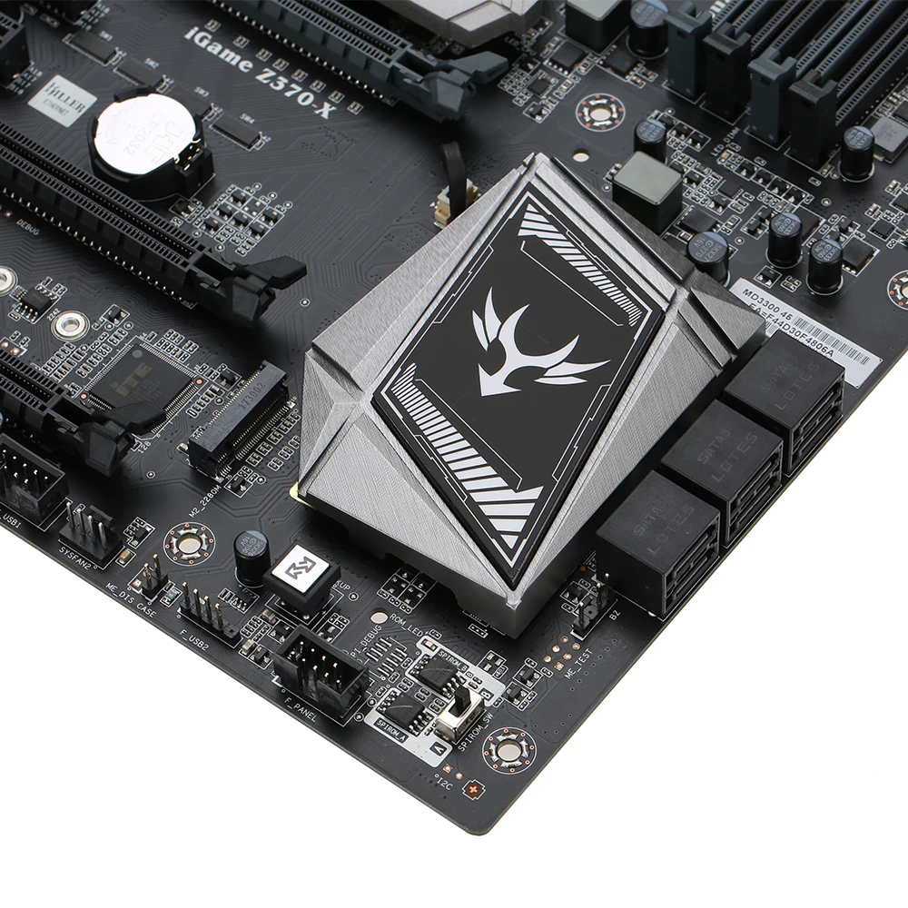 Красочная материнская плата iGame Vulcan X Z370 LGA 1151 DDR4 SATA 6 ГБ/сек. материнская плата по стандарту ATX материнская плата 2 M.2 фронтальная USB3.0 2-Way SLI Pro Gaming
