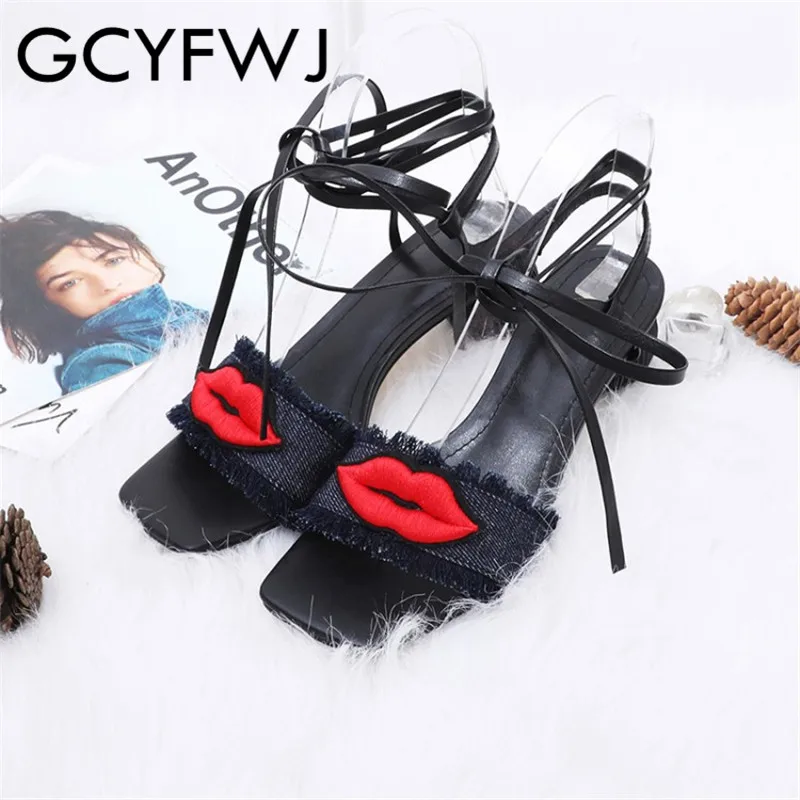 GCYFWJ/2019 г. летние женские стильные сандалии с перекрестными ремешками и круглым