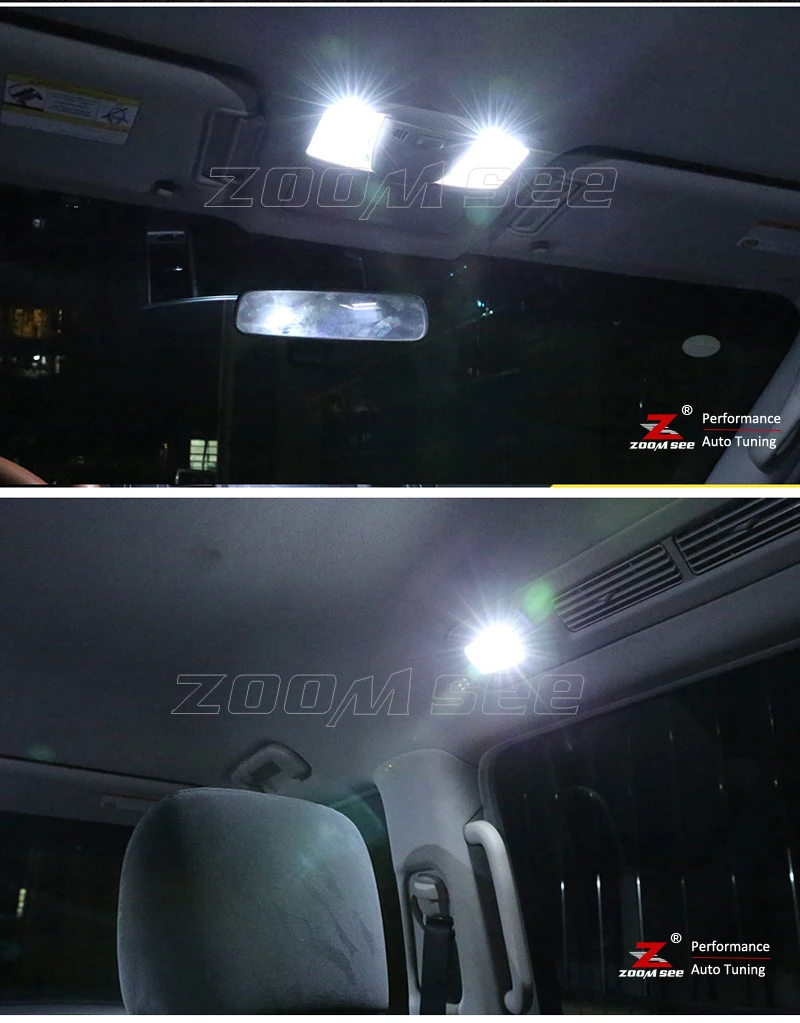 Высококачественная светодиодная подсветка внутренняя Светодиодная лампа для Nissan Patrol Y61 Y62 купольная карта багажник номерного знака Комплект ламп 2000