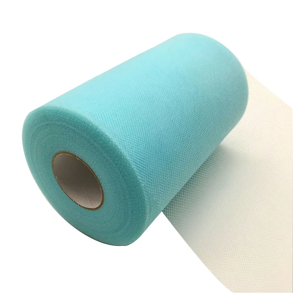 C41 TiffanyWaterblue TULLMALL темно синие тюль ролл 15 см 100 ярдов рулон ткани Baby Shower пачка подарок для вечерние обёрточная Бумага свадьба день рождения украшения - Цвет: C41 TiffanyWaterblue