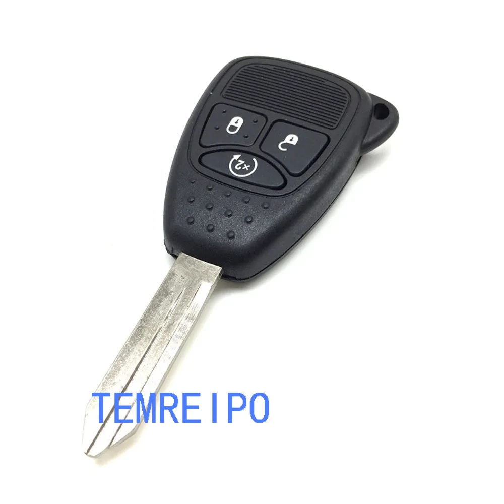 3 кнопки дистанционный Корпус ключа для Chrysler 300C Sebring Wrangler Dodge Jeep Cruiser компас брелок