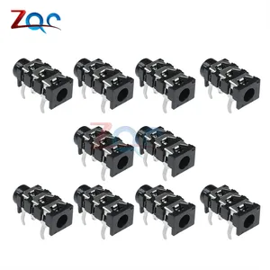 10 шт. 3,5 мм 5-контактный разъем для стереонаушников