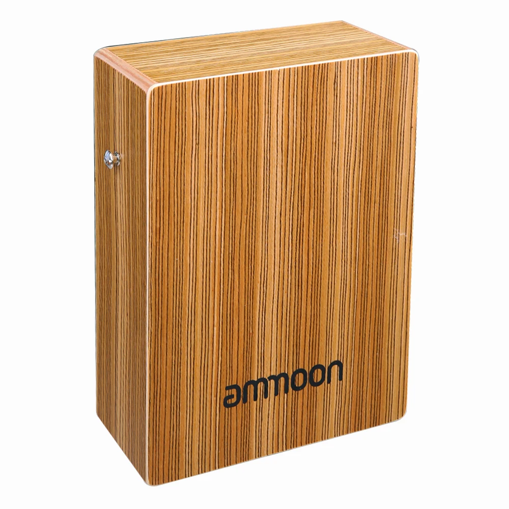 Портативный дорожный барабан Cajon плоский ручной деревянный перкуссионный