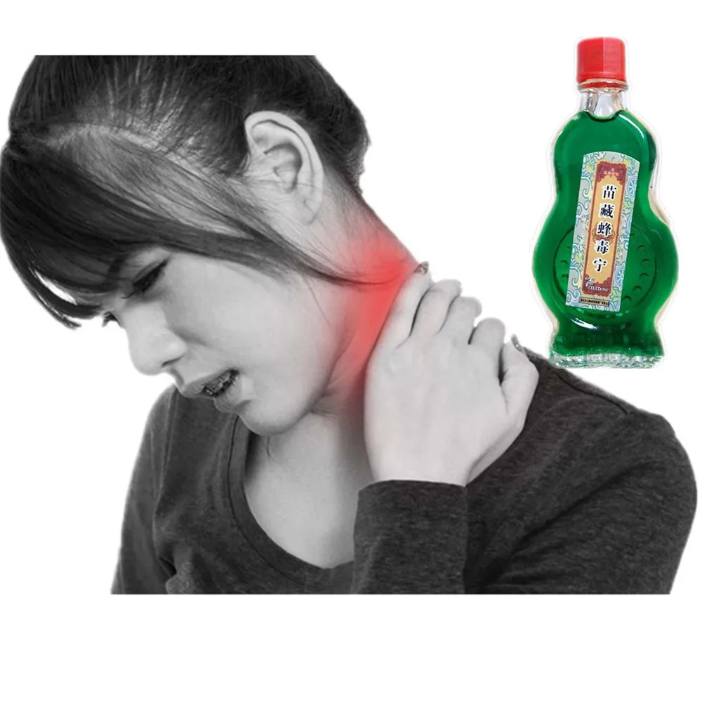 1 пакет эфирное масло пчелиного яда для суставов. Нагревание боли патч шеи массаж