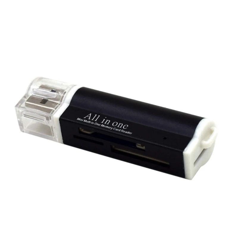 Кардридер Micro USB 2 0 4 в 1 кардридер usb адаптер для SD карты TF M2 MMC MS PRO DUO бесплатная