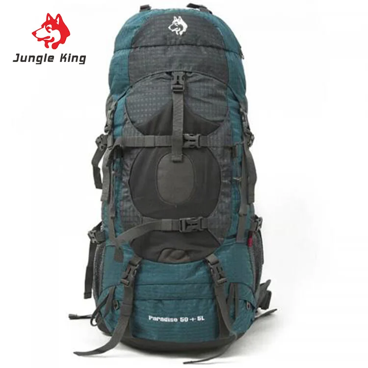 Туристический рюкзак Jungle King уличная сумка для альпинизма 50 + 5 л вместительный с