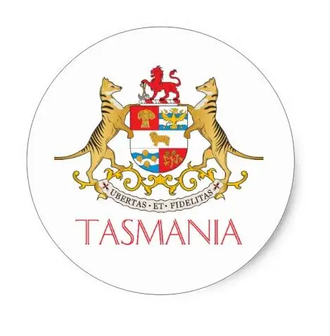 

1.5inch Tasmania coat of arms classic round sticker