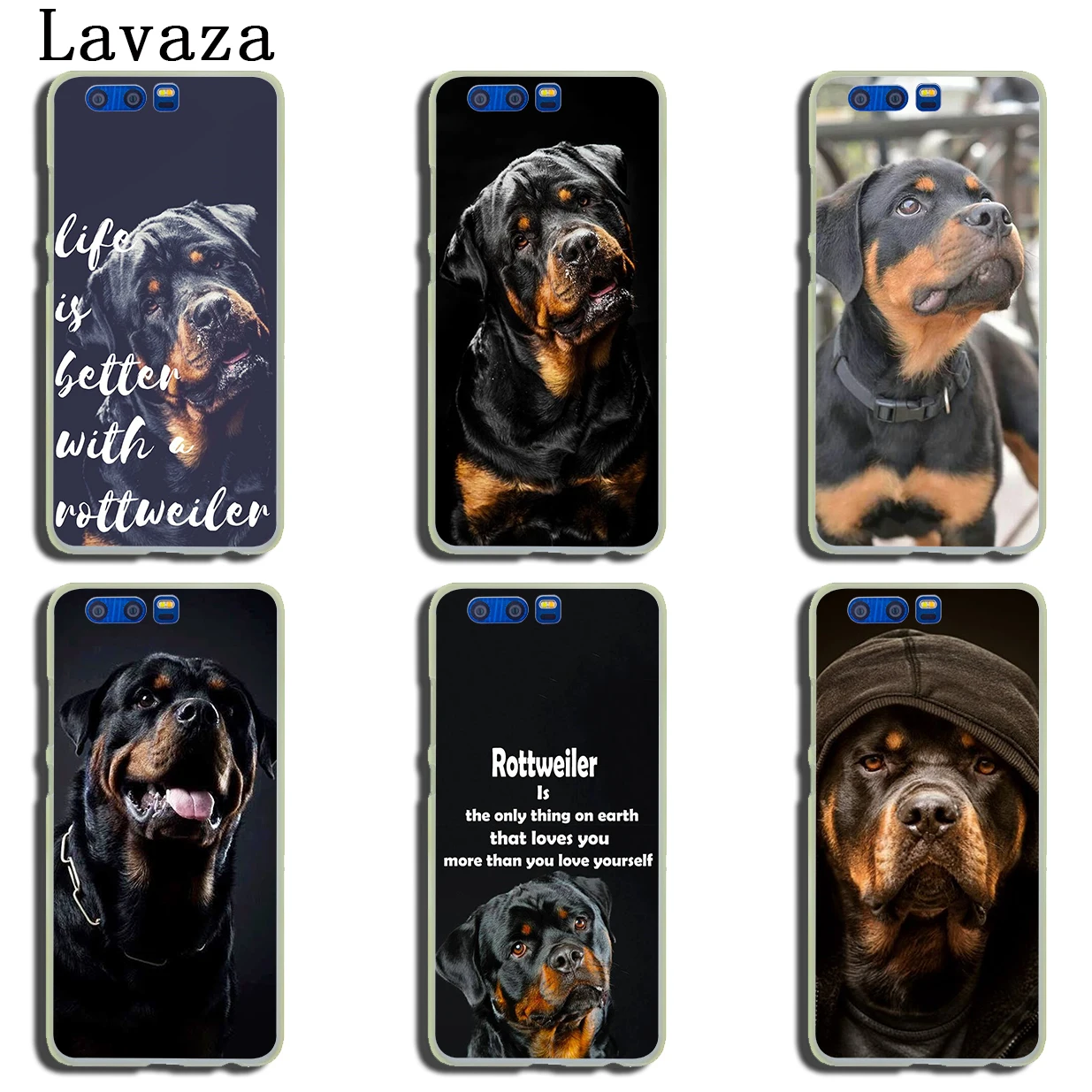 Lavaza с изображением собаки ротвейлера милый чехол для телефона huawei Y9 Y7 Y6 Prime 2019 2018