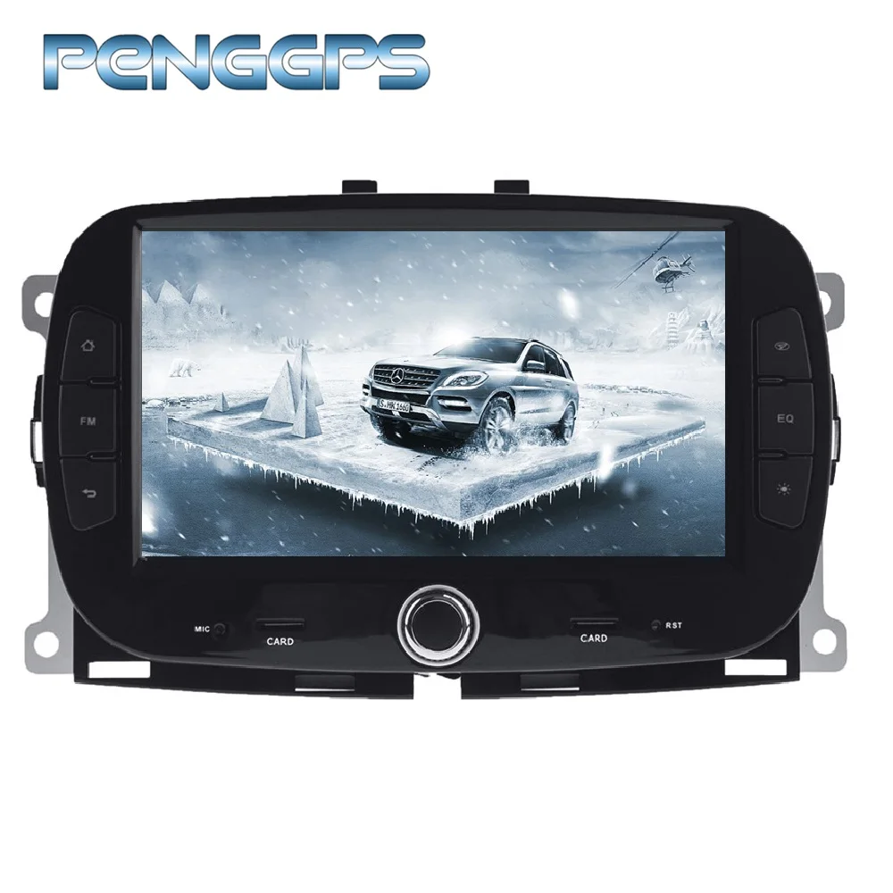 0cta Core Android 9 0 Автомобильный CD DVD-плеер для FIAT 500 2015 + GPS-навигация 1024X600 двойной Din