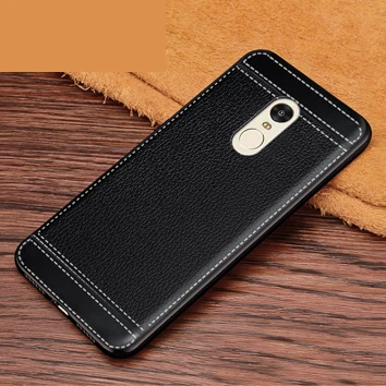 Черный Чехол для Redmi Note 4 для Xiaomi Redmi Note 4 X мягкий черный силиконовый чехол для Redmi Note 4X5,5 дюймов чехол s для Xiaomi Redmi Note 4 X - Цвет: Черный