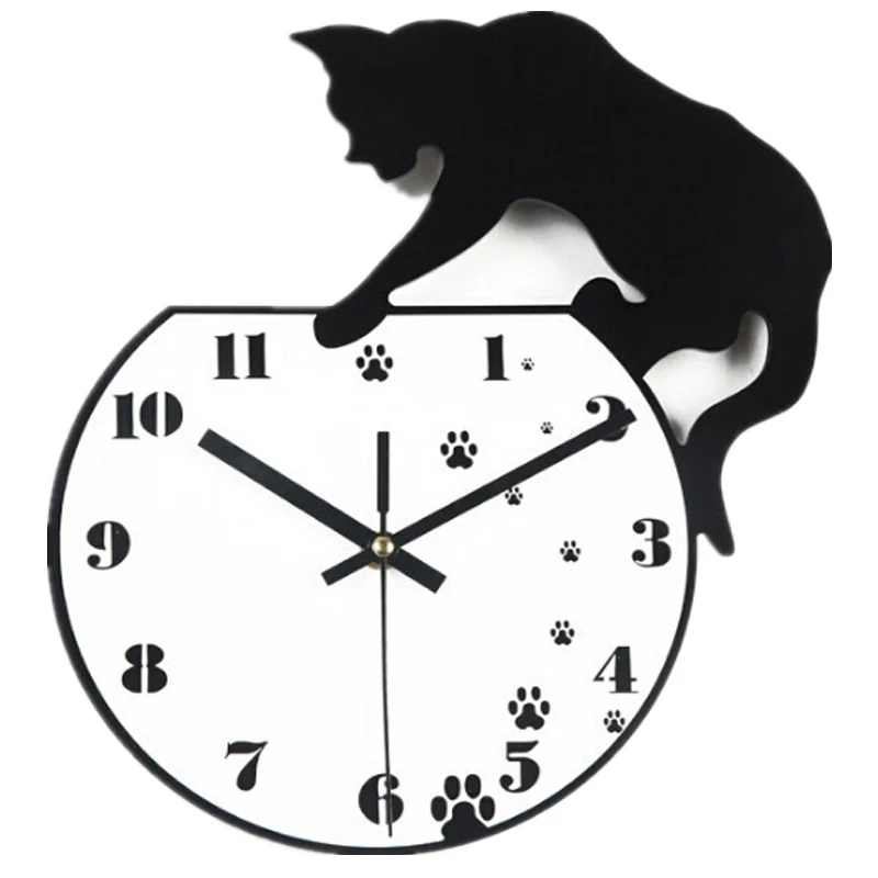 

new quartz watch wall clock acrylic mirror 3d diy stickers living room europe reloj de pared large decorative wall clocks