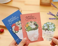 creative flower potted plants office memo pad 15pcs free shipping