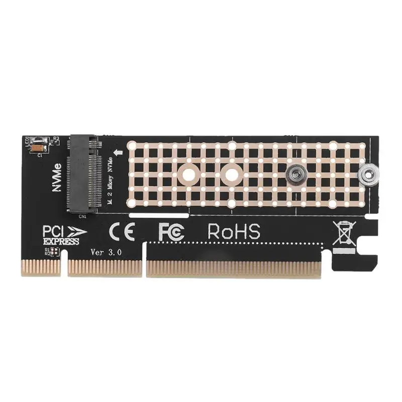 M.2 NVMe PCIE SSD к PCI E 3 0 16x M ключ порт адаптер расширитель HDD карты Разъем конвертер