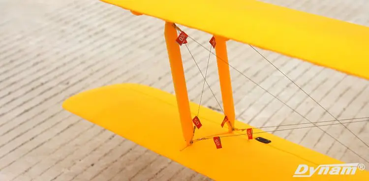 Dynam Tiger moth Тигр Dynam 1.27 м пены Модель Самолеты Крылья