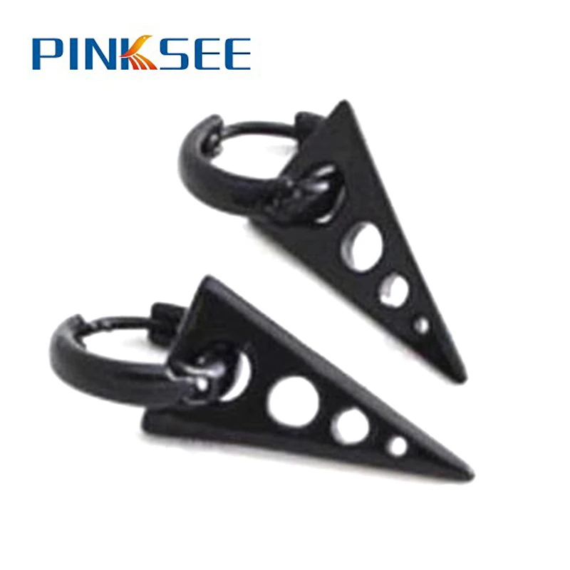 Серьги гвоздики в стиле панк для мальчиков ювелирные изделия с V образным вырезом