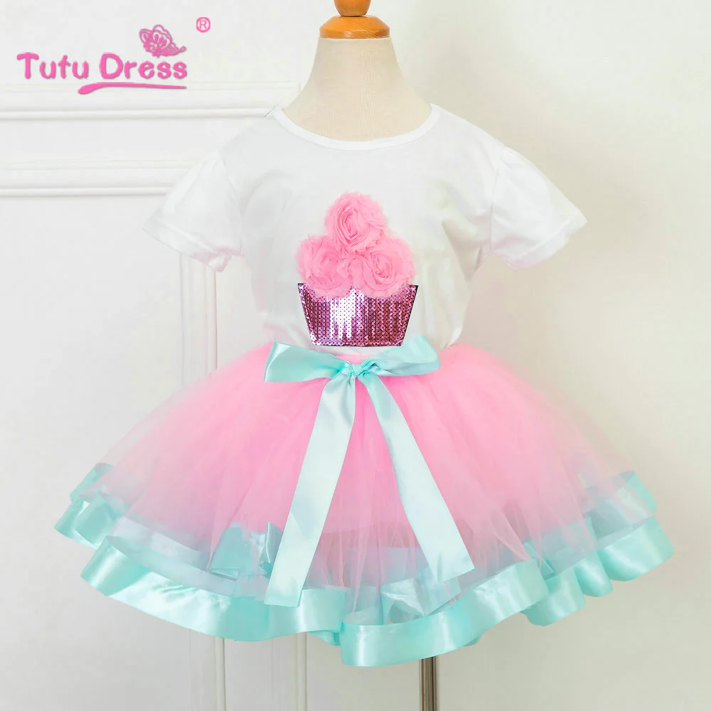 2018 модные летние комплекты одежды для детей изысканные наряды девочек хлопковые топы с короткими рукавами и