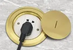 売る スパイラル円形ソケット304ステンレス鋼防水5孔3プラグモール大理石見えない床ソケット