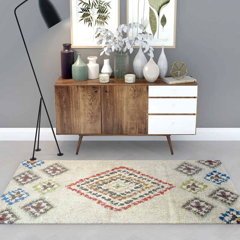 

2018 New Style Nordic Welcome Home Floor Mat Vestibule Entry Wear-resisting Skid Bathroom Skid Pad Door Mats Outdoor Prayer Rug