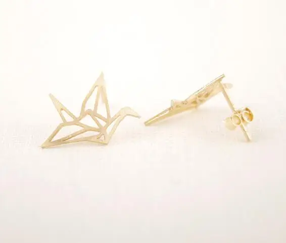 Модные Простые геометрические полые серебристого цвета и рисунком в виде