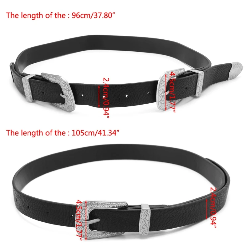 Модные женские ремни Boho винтажные металлические из искусственной кожи с