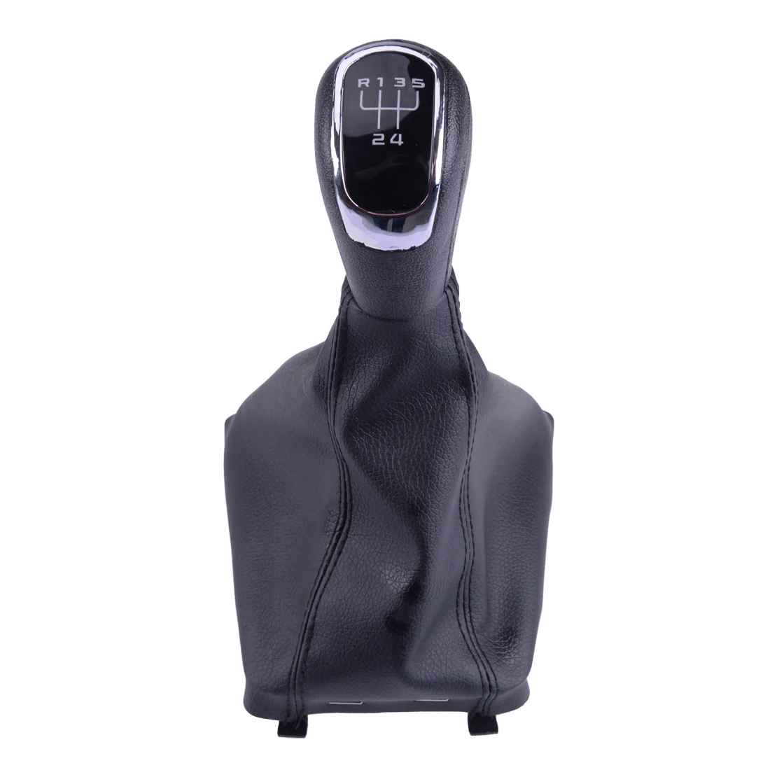 Пригодный для Skoda Superb 2008 2009 2010 2011 2012 1Z0711141 черного цвета на каблуках высотой 5 6 Скорость Шестерни рычаг переключения передач ручка переключения гетры рамка рычаг на автомобиле - Название цвета: 5speed