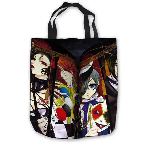 Custom Canvas Kuroshitsuji_The_Black_Butler (1) ручные сумки тоут хозяйственная сумка повседневные