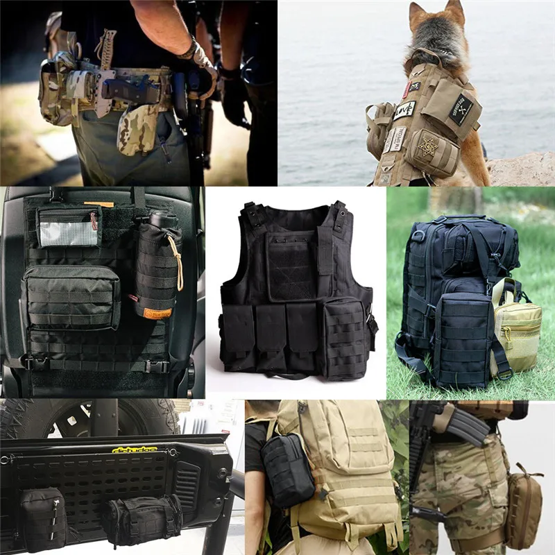 Тактические сумки Molle компактные водостойкие многофункциональные EDC сумки для инструментов жилет ремень рюкзак охотничий аксессуар сумка 4 цвета
